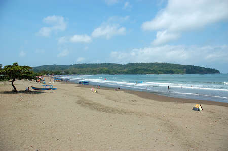 pangandaran beachの写真素材