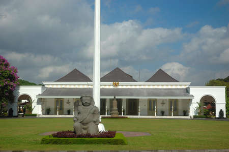 yogyakarta, indonesia-september 23, 2011  sultan office at malioboro street yogyakarta, indonesia のeditorial素材