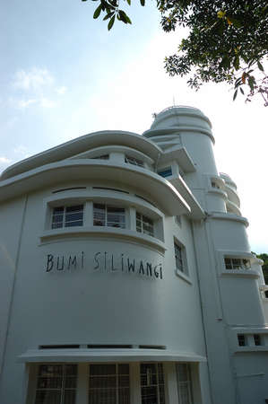 Bandung, Indonesia - September 19, 2007: Villa Isola that located in Bandung, West Java-Indonesia.のeditorial素材