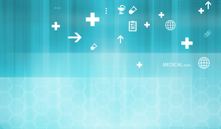 Medical Abstract Background; Abstract Background Suitable for Healthcare and Medical Topicの写真素材
