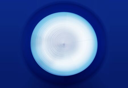 High tech digital spin button futuristic technology, blue light color theme