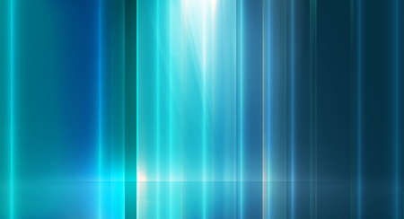 Abstract high technology background, empty backdrop light effects on ground. 3d illustration