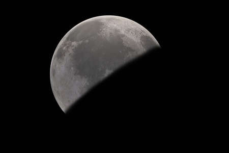 Moon planet in outer space showing the beauty of space exploration. Celestial digital art