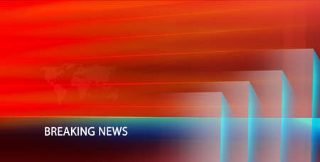 Breaking news concept, global connection idea.  3d illustrationの写真素材