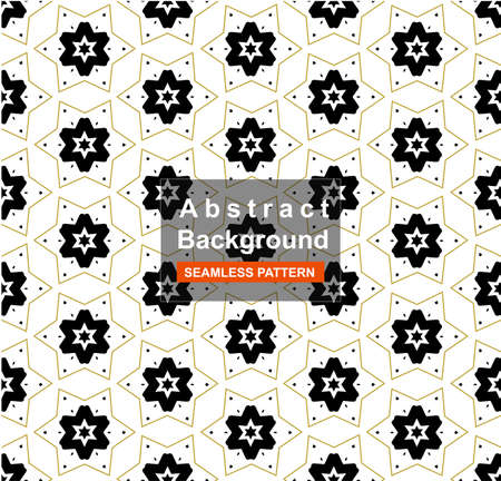 Abstract geometric seamless pattern background, vector illustrationのイラスト素材