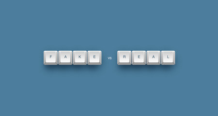 Text on a 3d keyboard button with shadow, 3d illustrationの写真素材