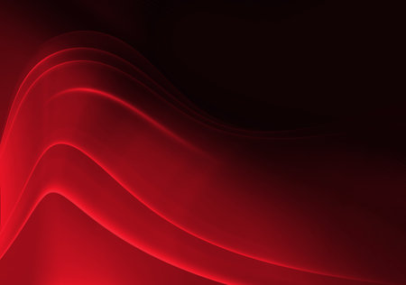Abstract red background with curve linesの写真素材