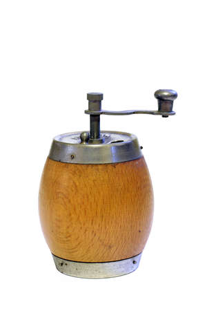 Spice grinder on white backgroundの写真素材