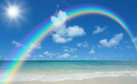 beach and sunの写真素材