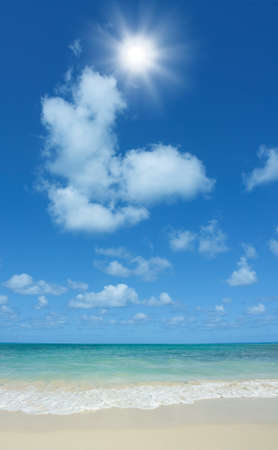 beach and sunの写真素材