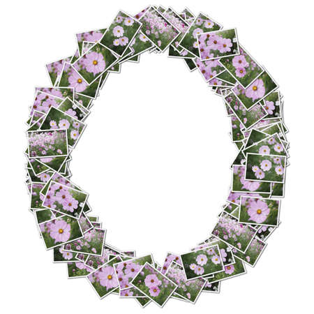 Alphabet flower Font, made from flower photo.の写真素材