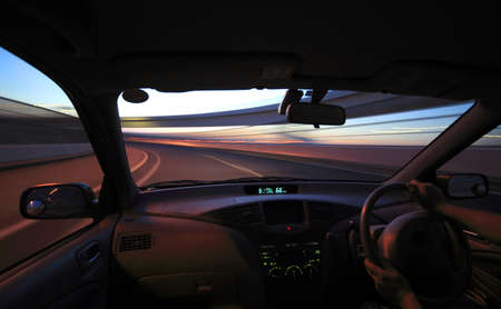 Driving carの写真素材