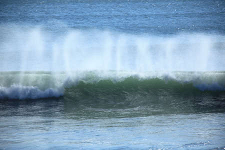 Big sea wave on a windy dayの写真素材
