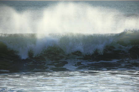 Big sea wave on a windy dayの写真素材