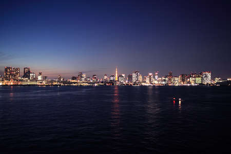 Tokyo at nightの写真素材