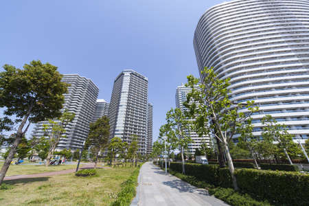 Highrise Apartment Buildingの写真素材