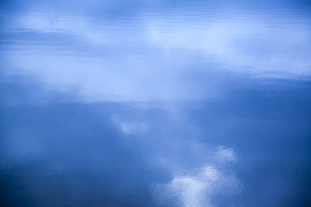 Cloud sky reflect on  the lakeの写真素材