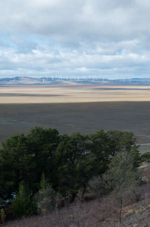 Wind Farm at Lake George in the ACT, Australia
