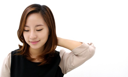 Portrait of a beautiful young businesswomanの写真素材