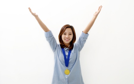 Gold Medal Winnerの写真素材