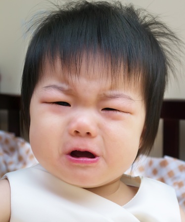 Baby cryingの写真素材