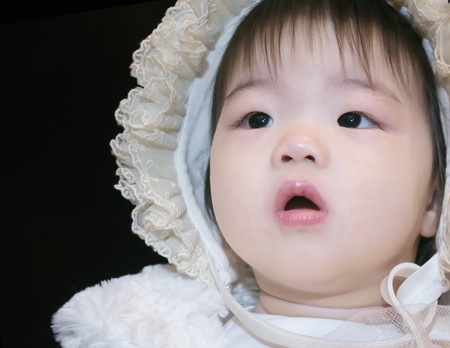 Cute little girlの写真素材