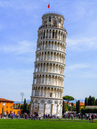 The Leaning Tower of Pisa, Italyの素材