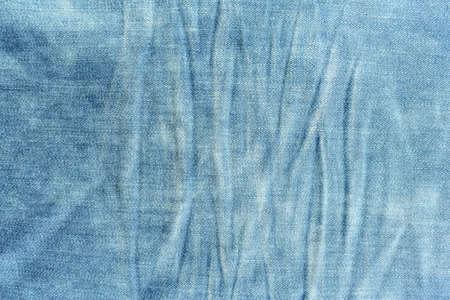 Texture of blue denim jeans for background useの写真素材