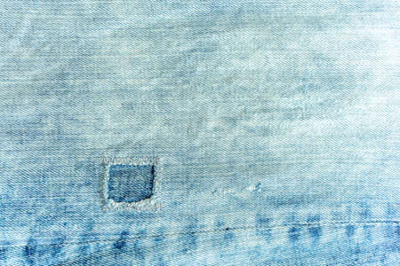 Texture of blue denim jeans for background useの写真素材