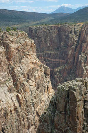 Black Canyon of the Gunnison Side Canyonの写真素材