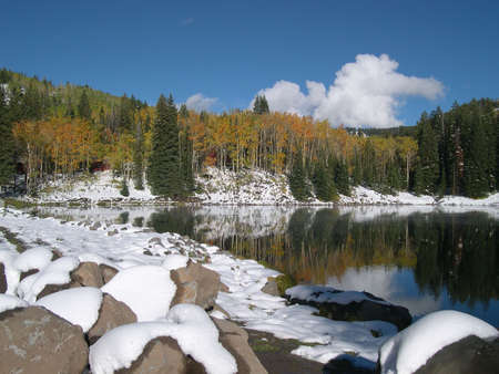  Mesa Lakes in Late Autumnの写真素材