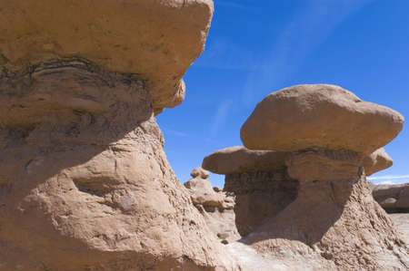 Formations in Goblin Valleyの写真素材