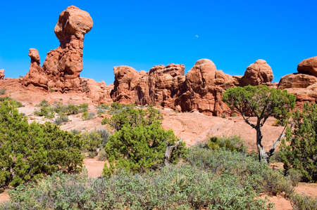 Garden of Eden at Arches National Parkの写真素材