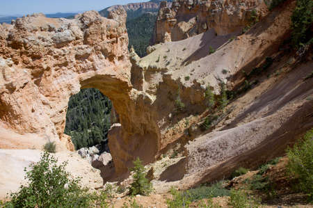 Natural Bridge Arch at Bryceの写真素材