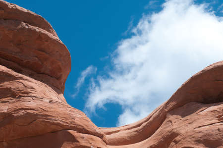 Sandstone and Cloudsの写真素材
