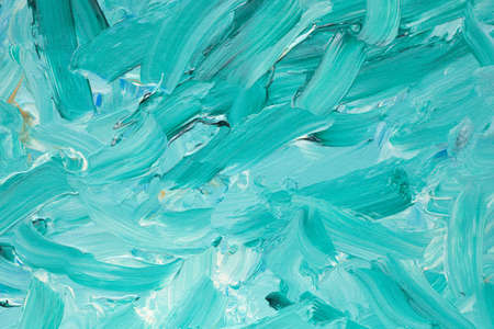 Teal Acrylic Painted Background