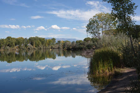 Reflecting Lakeの写真素材