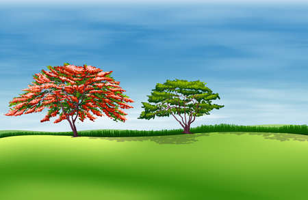 Illustration showing the environmentのイラスト素材