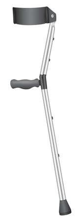 Illustration showing the crutchesのイラスト素材