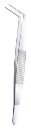 Illustration of a dental tweezer on a white backgroundのイラスト素材