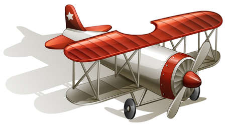 Illustration of a vintage bumpy ride on a white background のイラスト素材