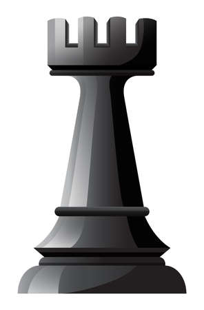 Piece of pawn chess in simple designのイラスト素材