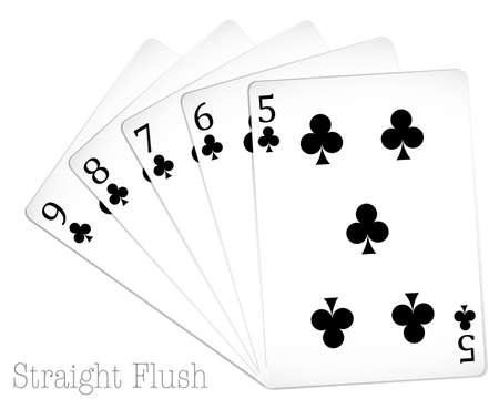 Set of poker cards in blackのイラスト素材