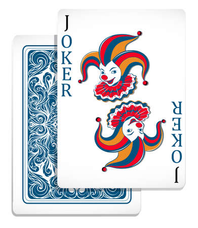 Joker original design card illustrationのイラスト素材