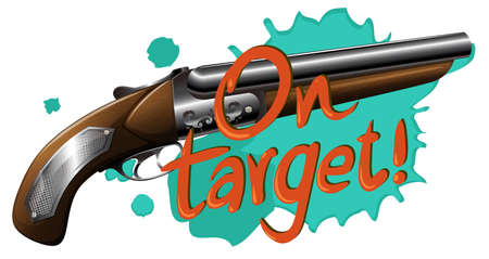 Poster of a gun with an expression On