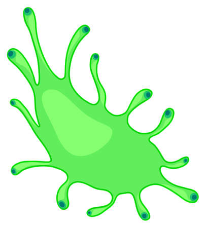 Type of bacteria on white illustrationのイラスト素材