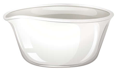 Mortar bowl on white illustrationのイラスト素材