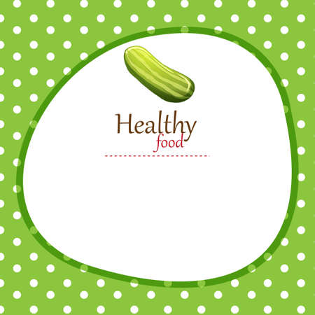 Healthy food and writing space illustrationのイラスト素材