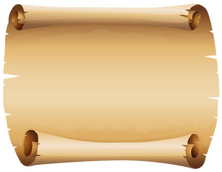 Sheet of old paper illustrationのイラスト素材