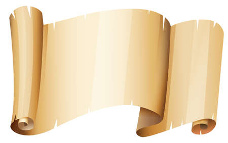 Piece of brown paper illustrationのイラスト素材